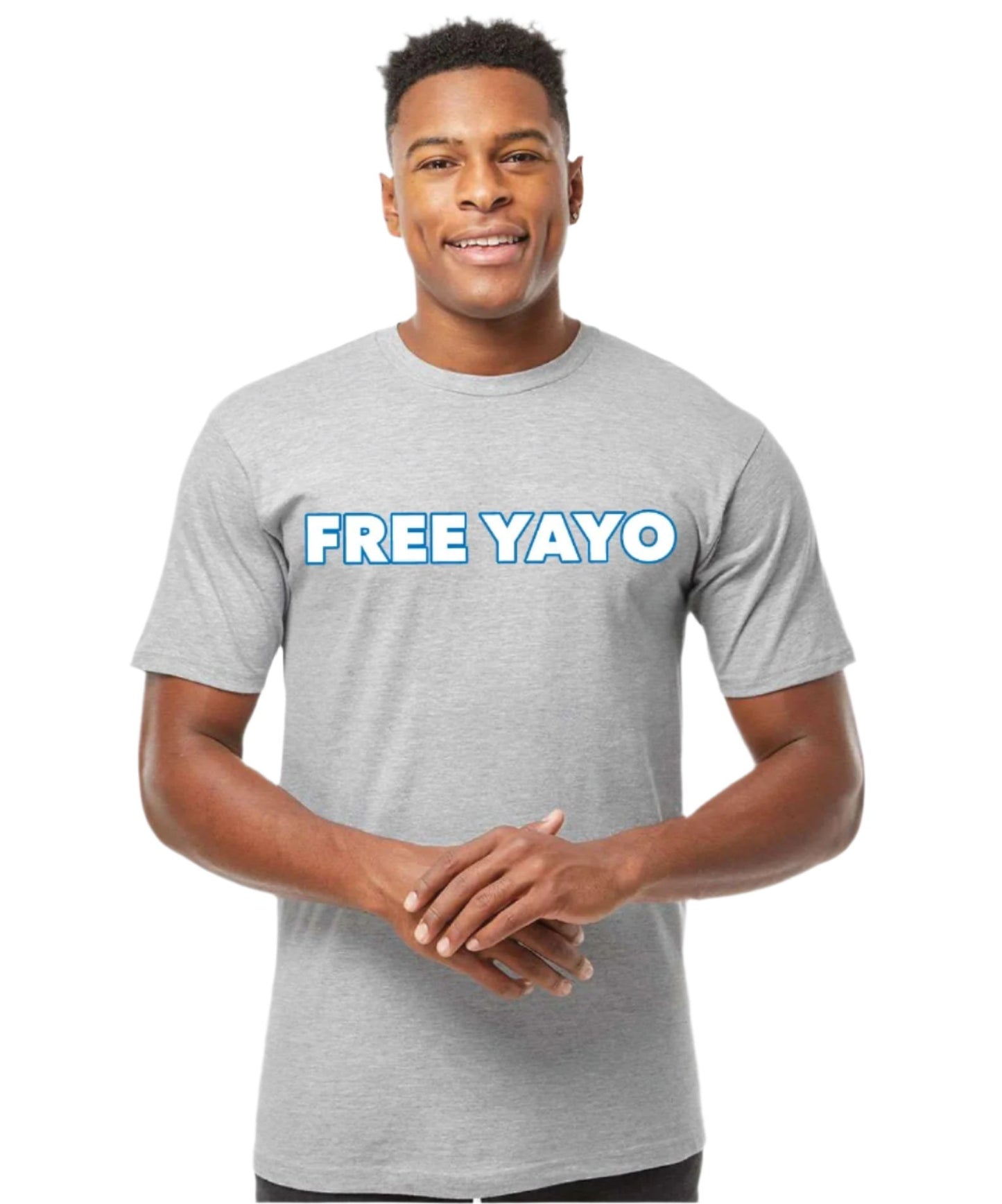 GREY FREE YAYO TEE