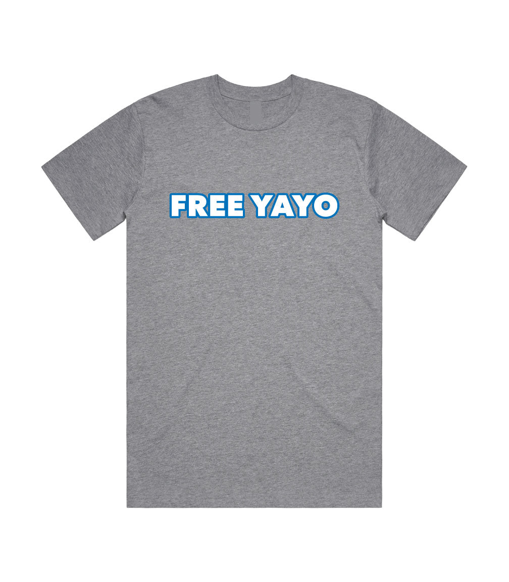 GREY FREE YAYO TEE
